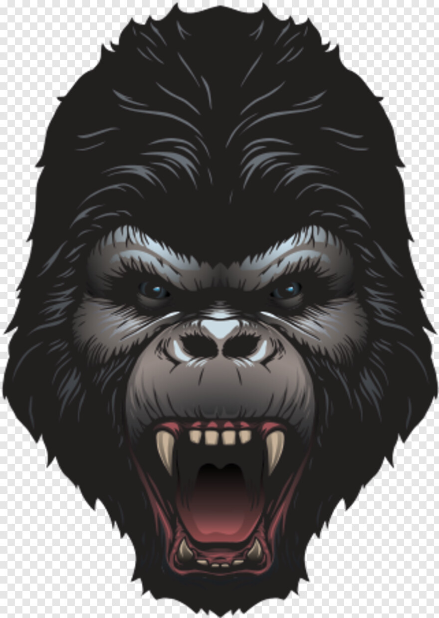 gorilla-face # 504238