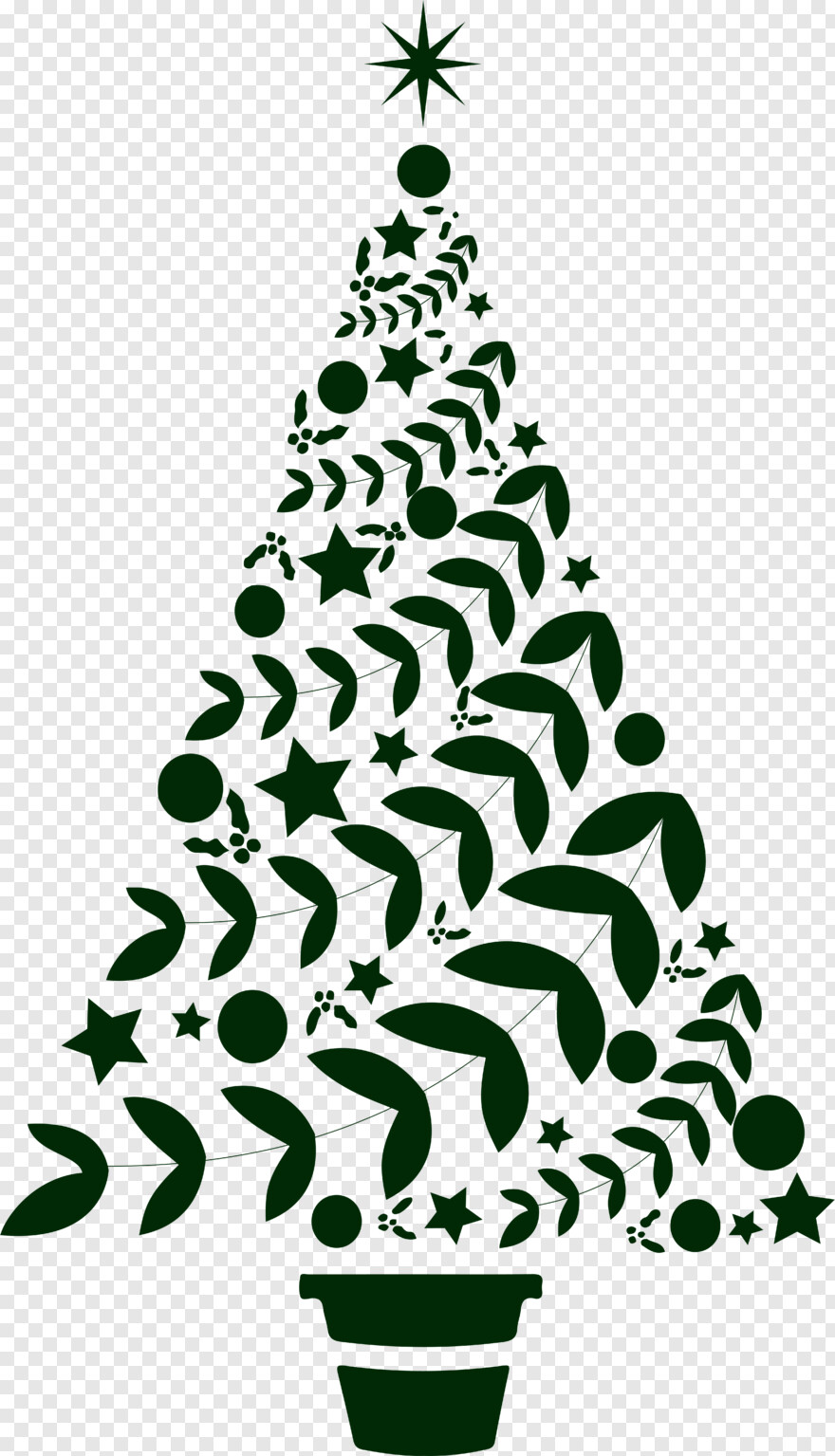 christmas-tree-silhouette # 383663