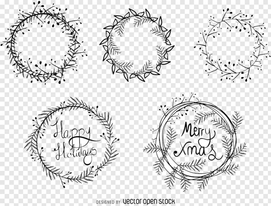 christmas-wreath-vector # 356514
