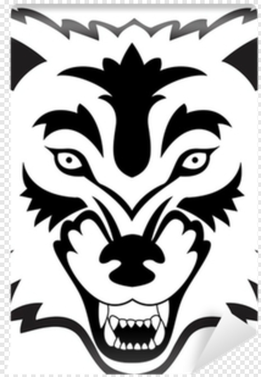 wolf-face # 850275