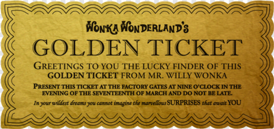 golden-ticket # 418311