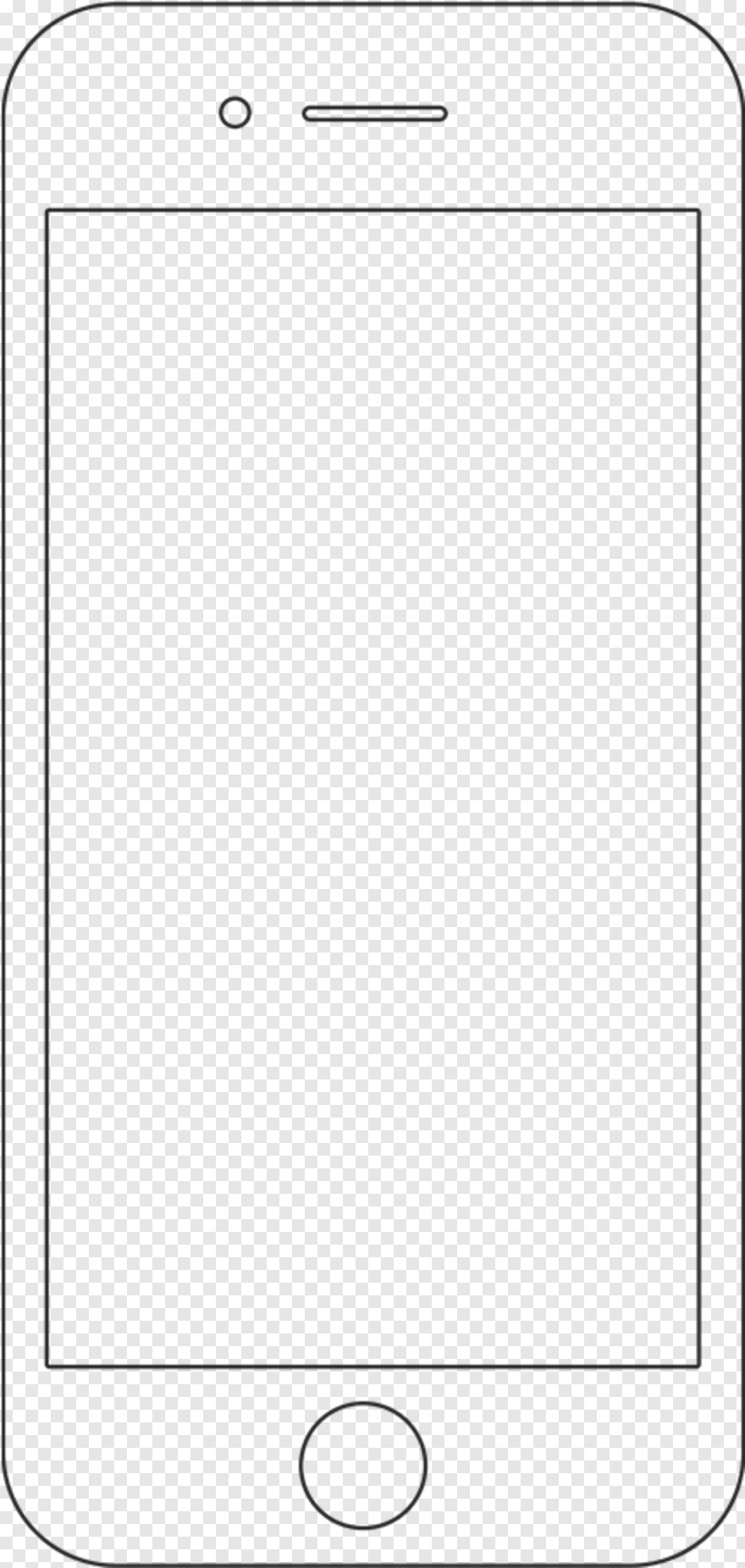 iphone-outline # 742526