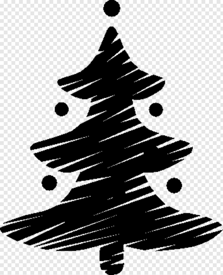 christmas-tree-silhouette # 458632