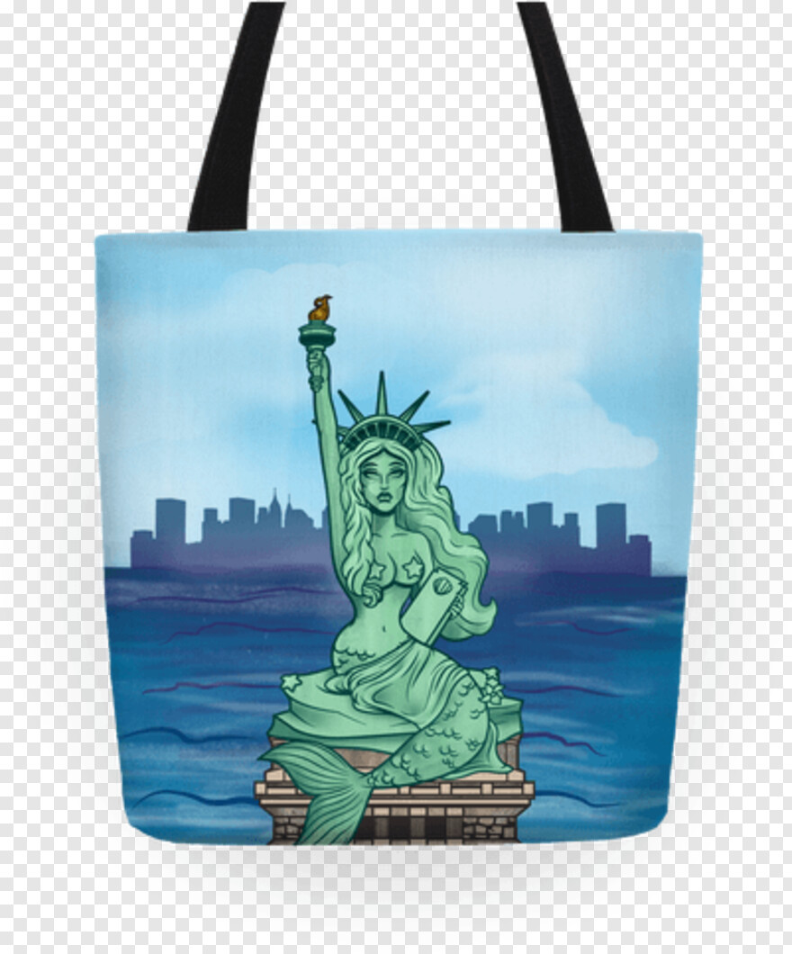 statue-of-liberty-silhouette # 423275