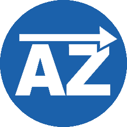 Round Font Alphabet A to Z Minimal Symbol Icon Vector Image