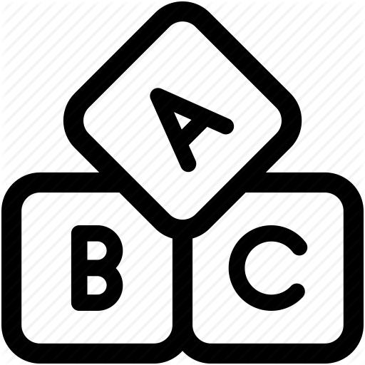 ABC blocks flat icon ~ Graphics ~ Creative Market