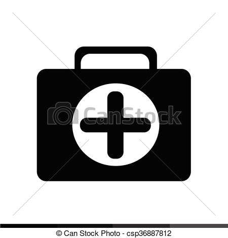 case, medical, Medical Icons, Handbag, tools, cross, Bag, first 