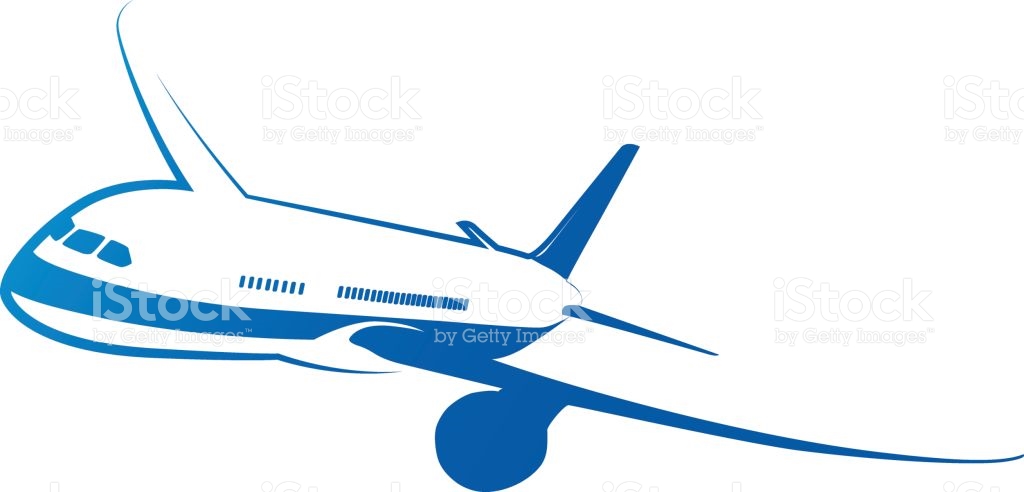 Airport services and air travel icons Royalty Free Vector Clip Art 