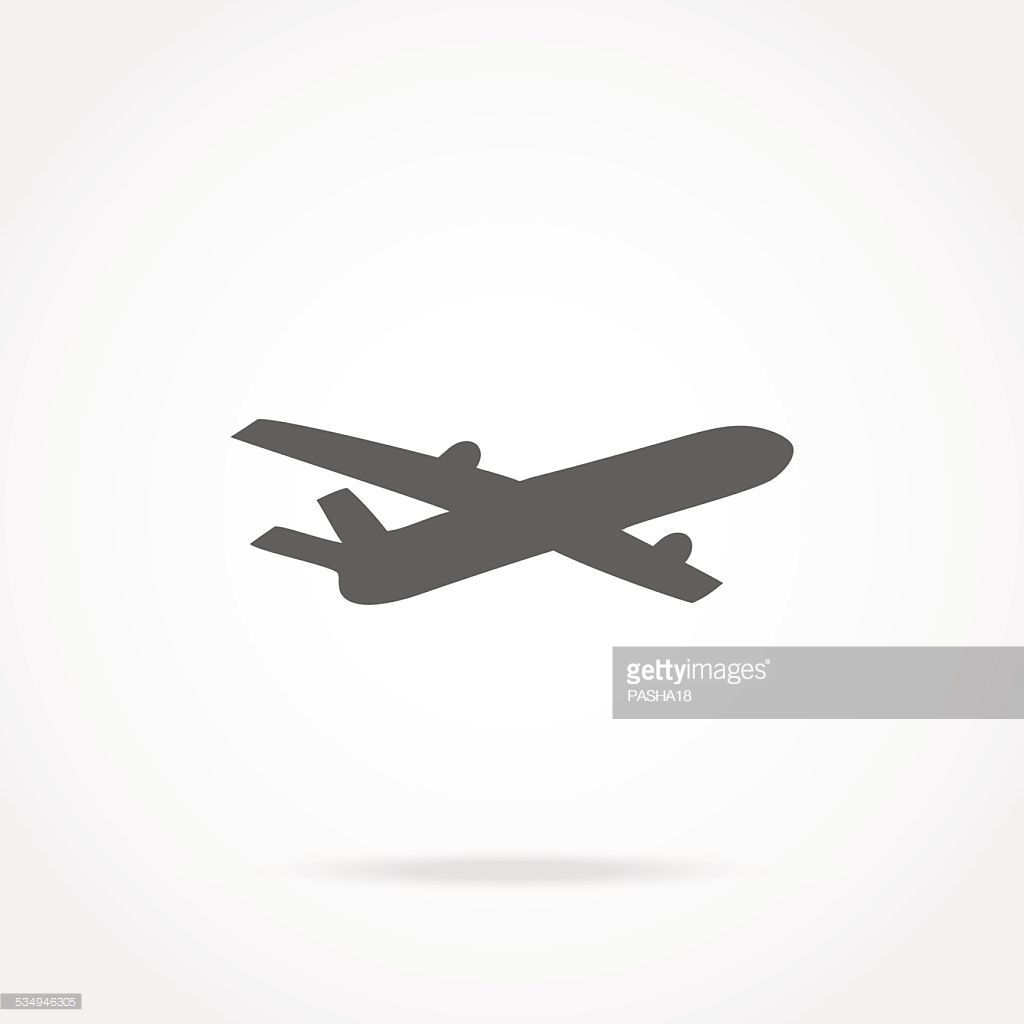 Flying Airplane Icon Royalty Free Cliparts, Vectors, And Stock 