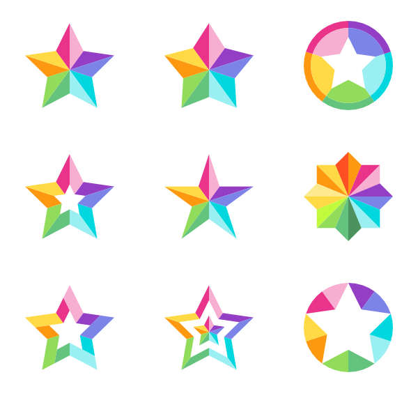 SHINING STAR icon stock vector. Illustration of star - 101716951