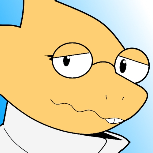 Myla Does Art  Free icon of Alphys! (My hand is officially dead