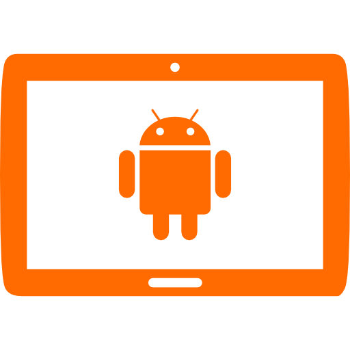 Free white android tablet icon - Download white android tablet icon