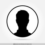 Young Man With Haircut Avatar Icon, Flat Style Stock Vector 