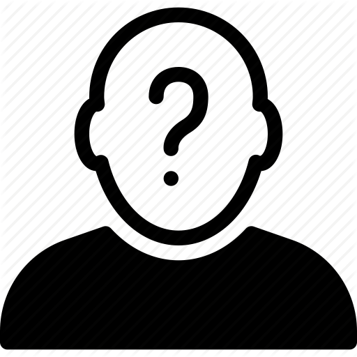 Sad anonymous person icon Royalty Free Vector Image