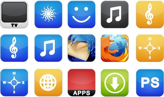 App Drawer Icon - Boxed Metal Icons 