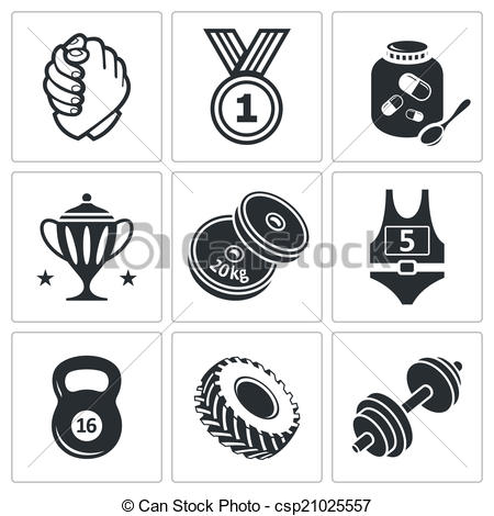Arm-wrestle icons | Noun Project