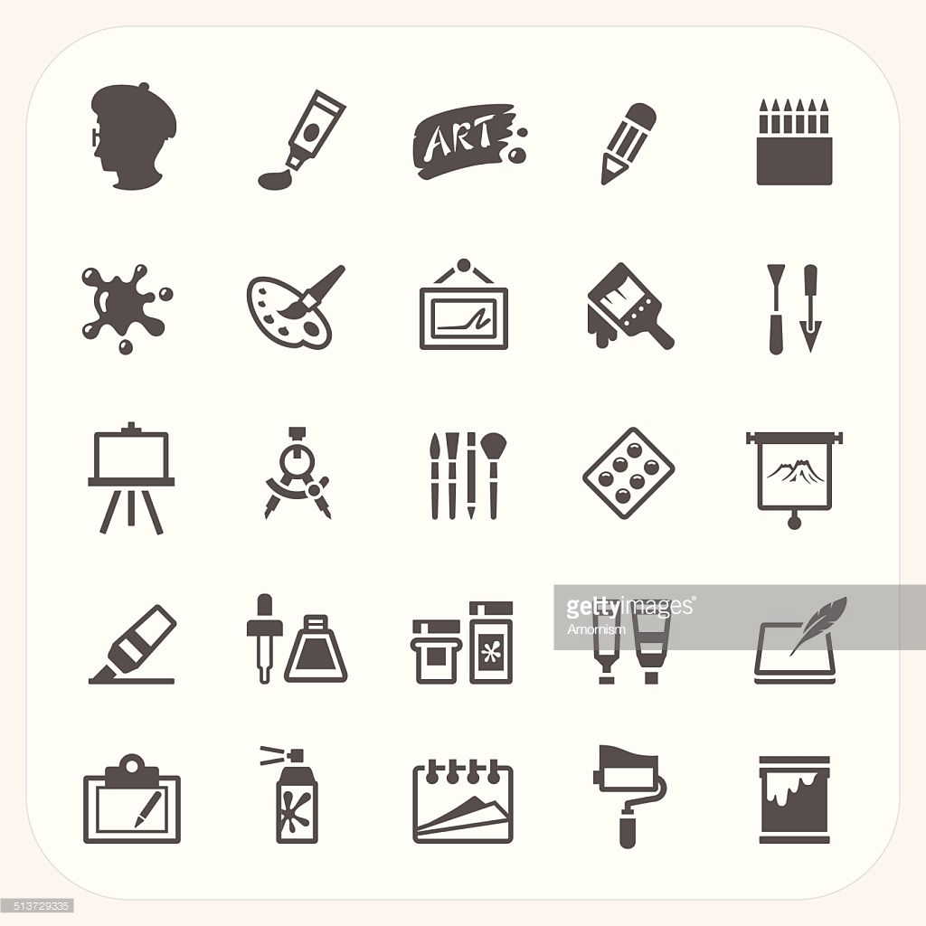 Art design icons set Vector | Free Download