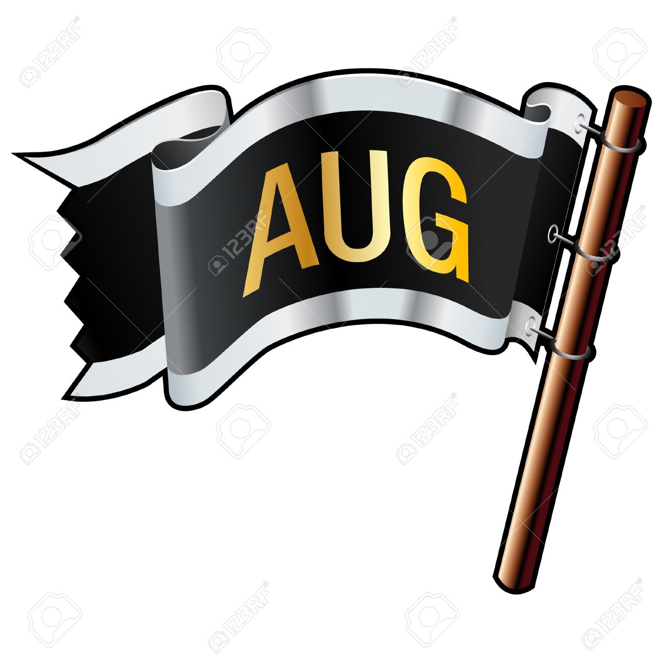 August 10 Calendar Icon Stock Vector 427256308 - 
