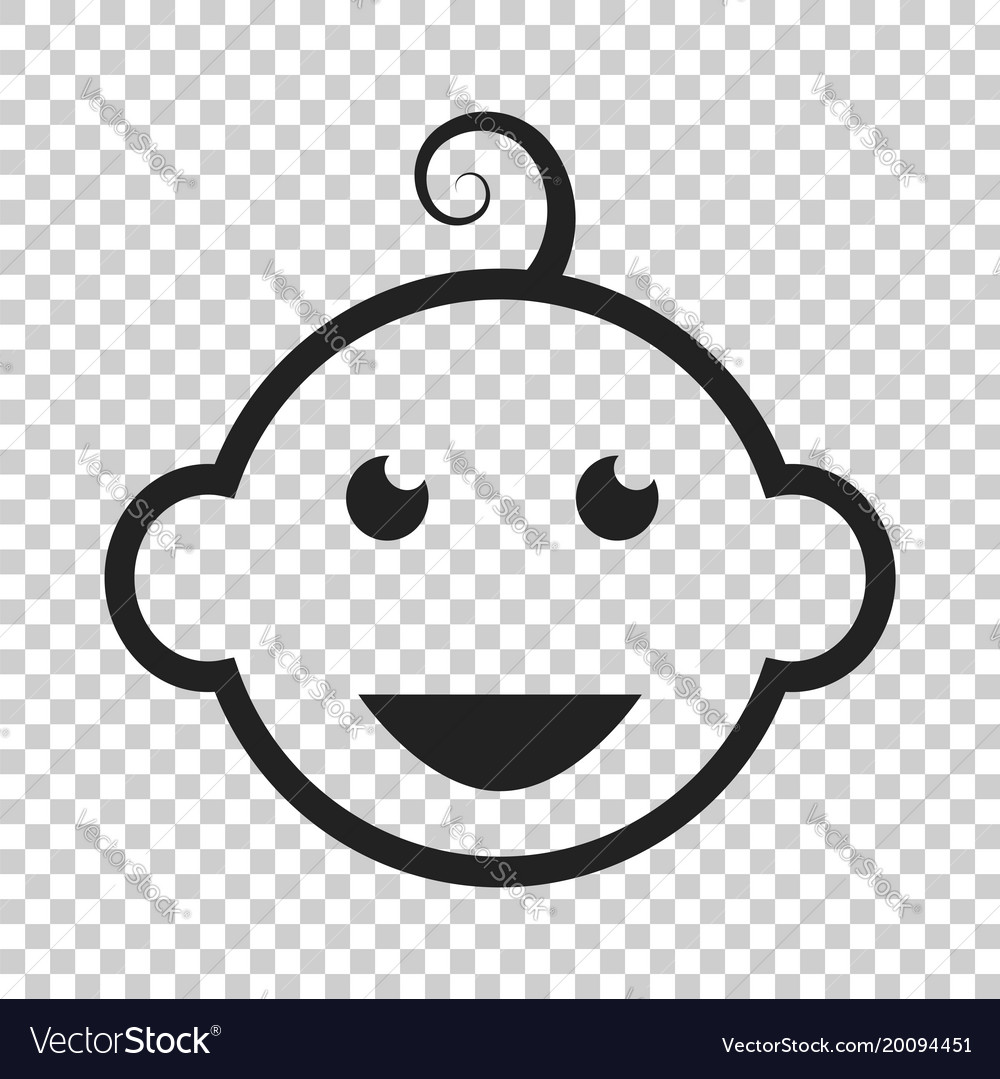 Baby face icon vectors illustration - Search Clipart, Drawings 
