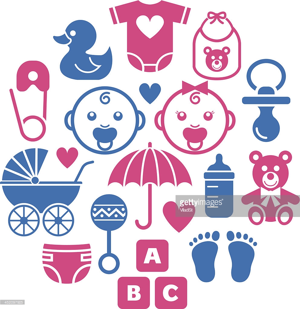Stroller Baby Shower Childhood Icon. Vector Graphic - Icons by Canva