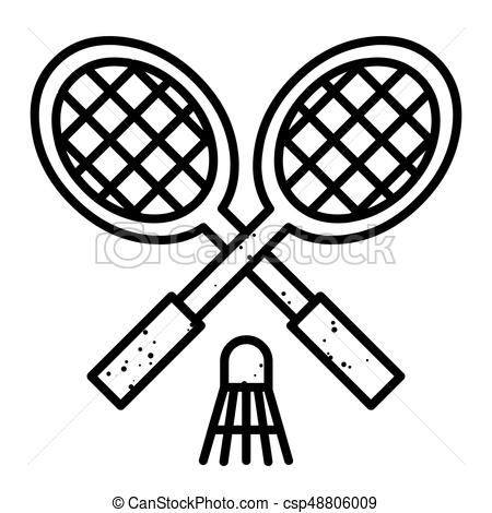 Badminton Racket Icons