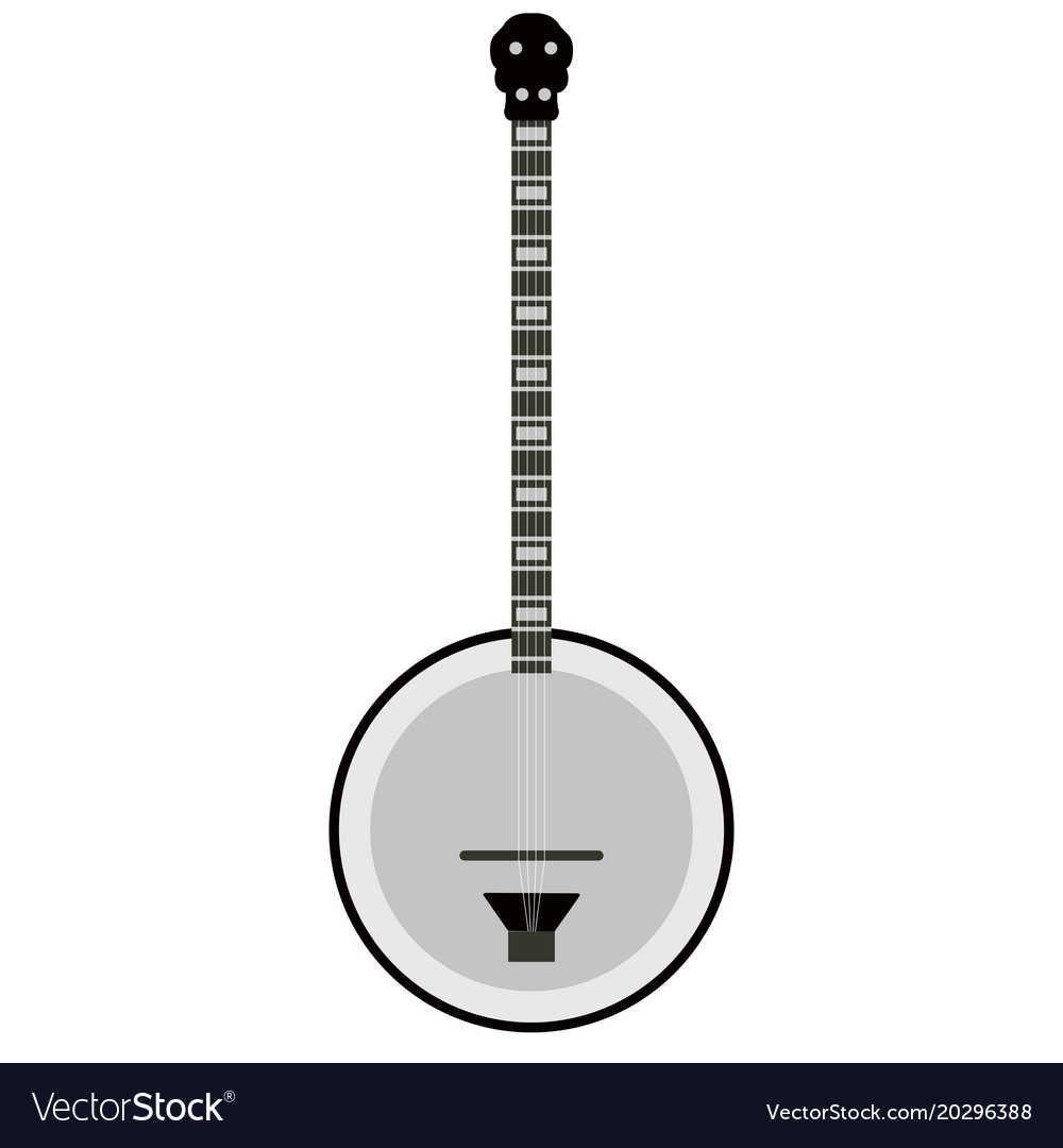 Single banjo icon Royalty Free Vector Image - VectorStock