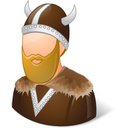 Barbarian, dwarf, male, man, norseman, scandinavian, viking icon 