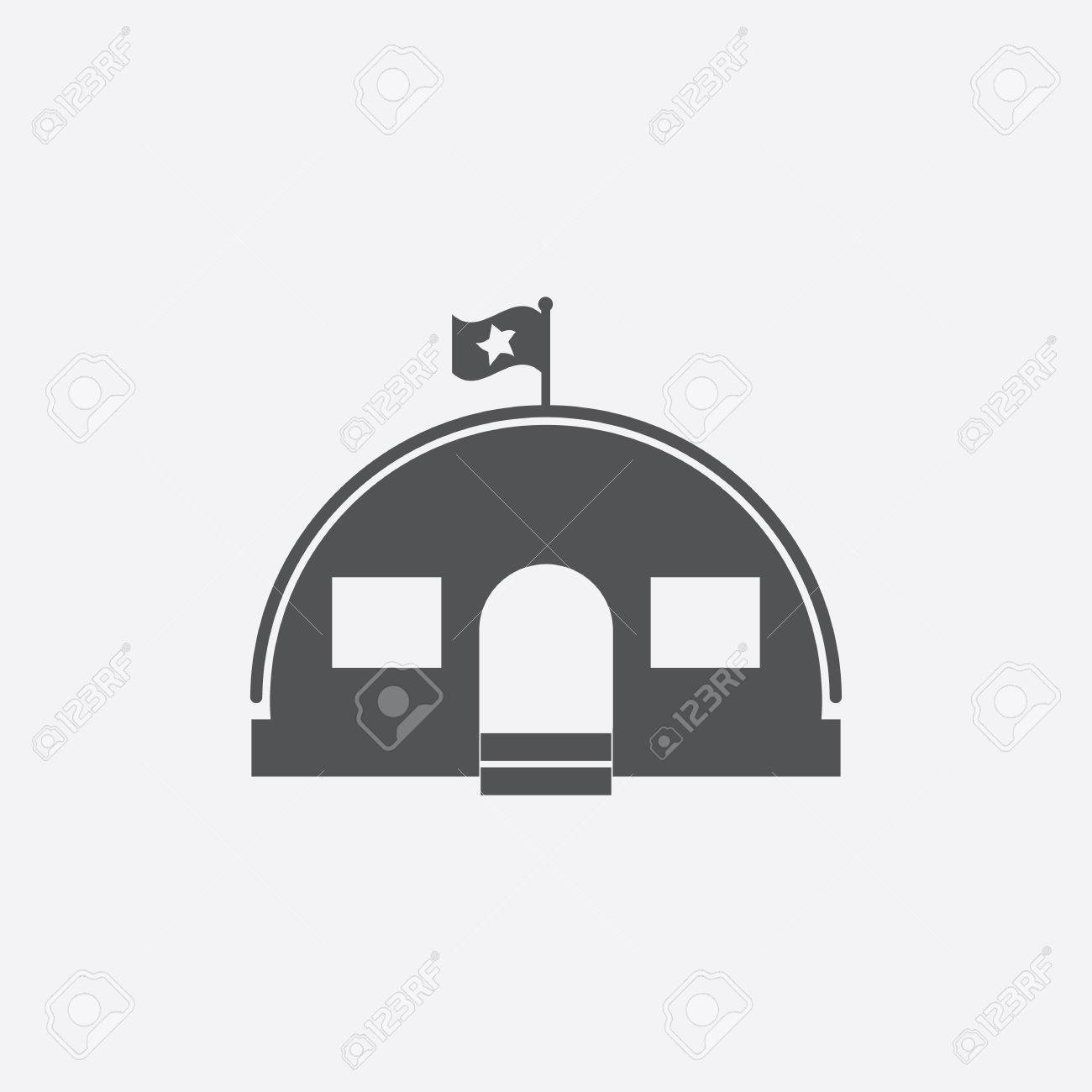 Barracks icon | Game-icons.net