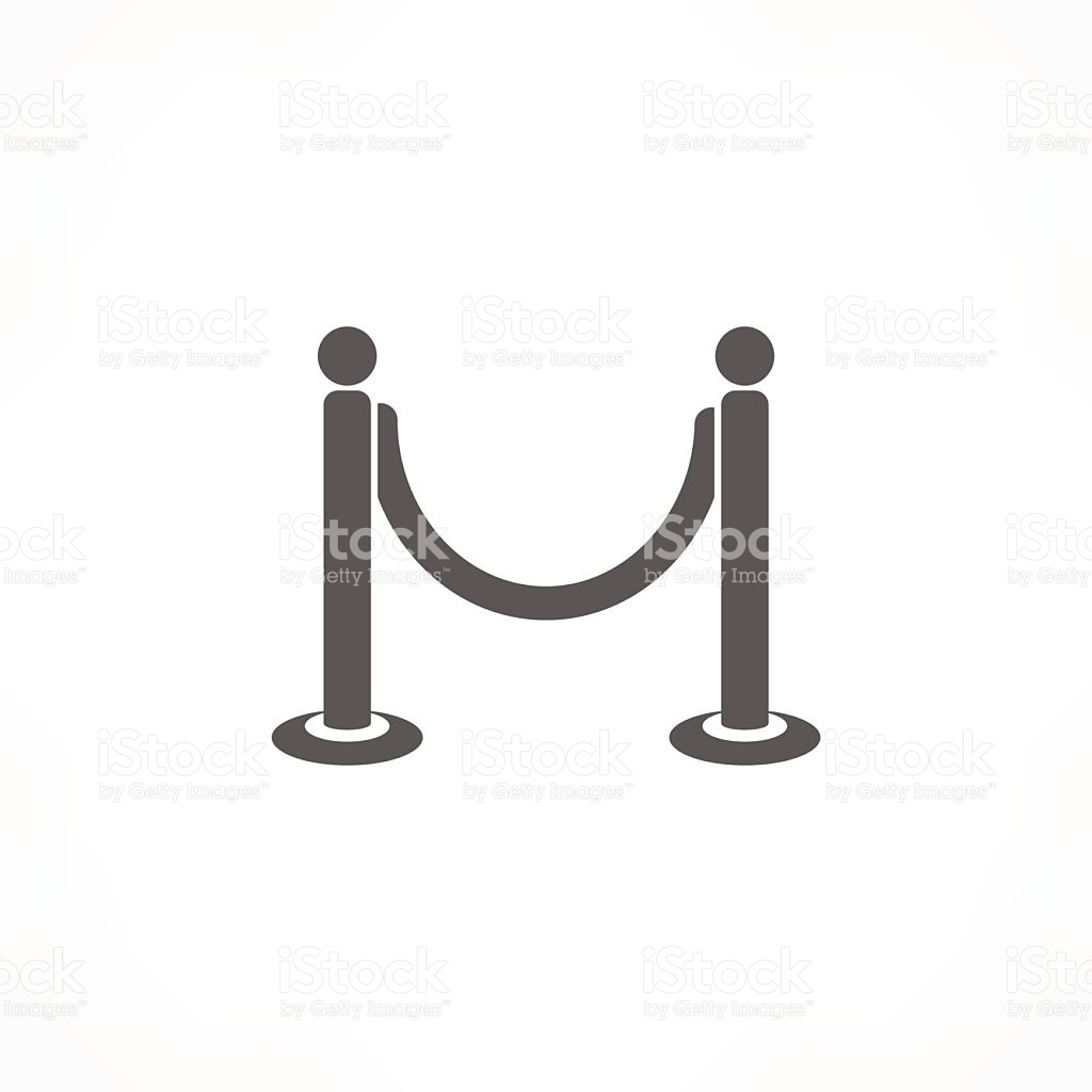 Parking construction barricade icon in black style isolated 