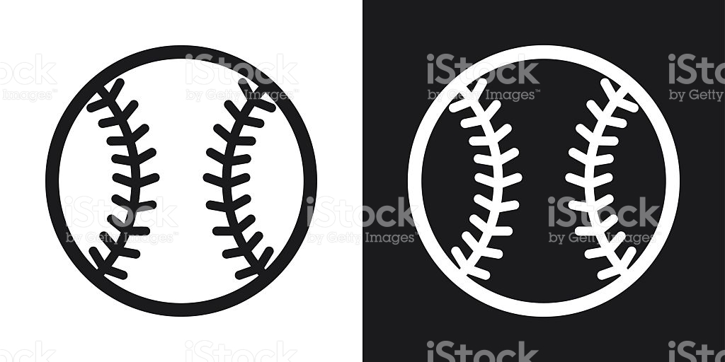 Baseball Logo Symbol Bat Ball Game Field Icon Stock Vector 