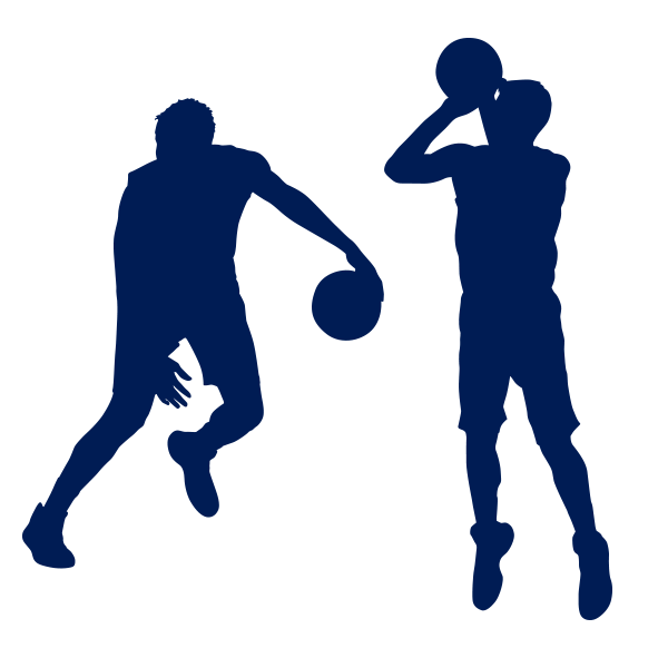 Basketball player with ball vector clipart - Search Illustration 