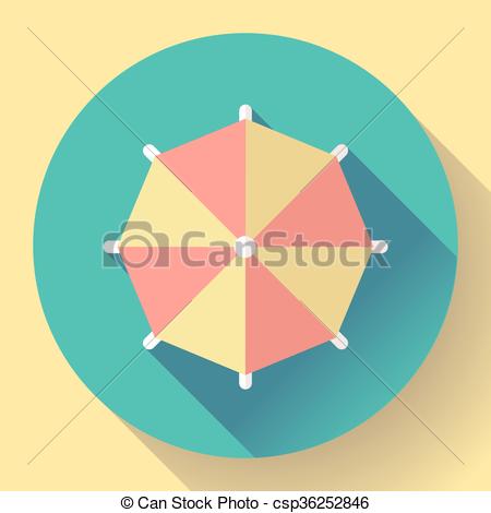 Beach Umbrella Icon - free download, PNG and vector