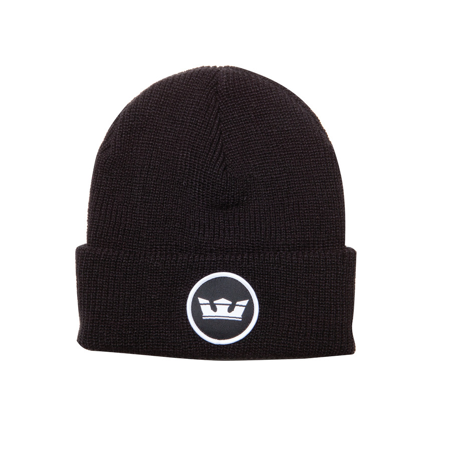 Black hat beanie icon - Free black clothes icons