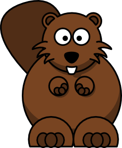 Beaver mammal animal shape - Free animals icons