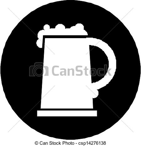 Beer mug icon | Stock Vector | Colourbox