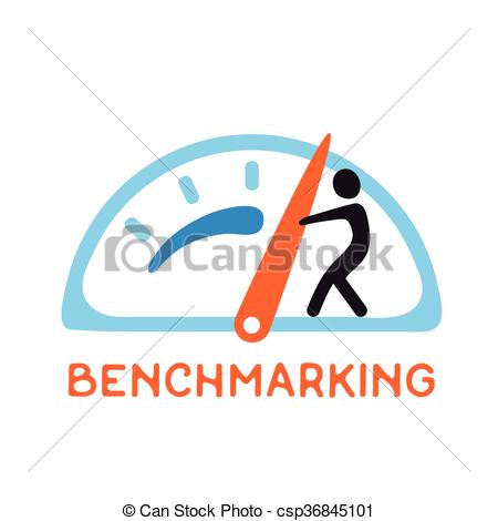 Benchmarking Concept, Vector Icon About Benchmark. Royalty Free 