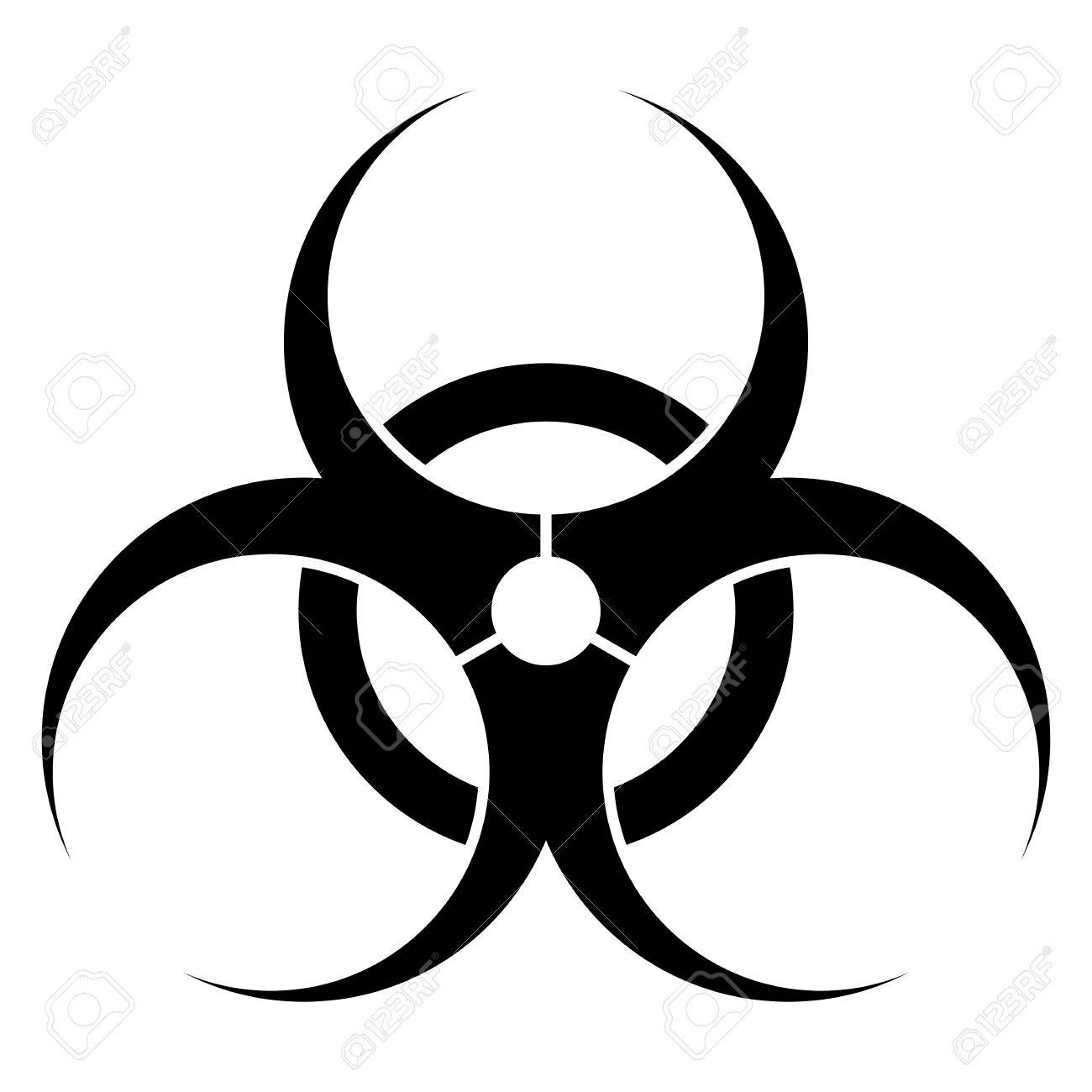 Biohazard: designed to be a memorable but meaningless symbol 