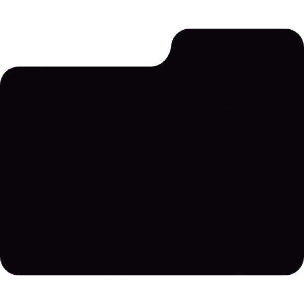 Black full folder icon - Free black folder icons