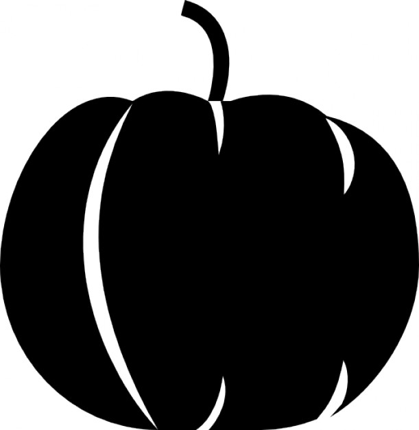 Halloween Black Pumpkin Icon Stock Vector 468618158 - 