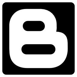 Blogger letter logo outline - Free social icons