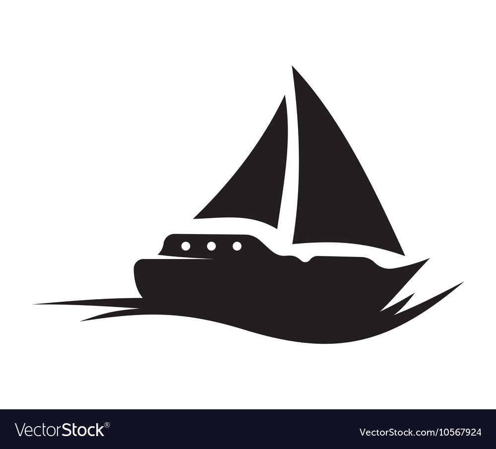 Sail boat icons set stock vector. Illustration of summer - 43050254