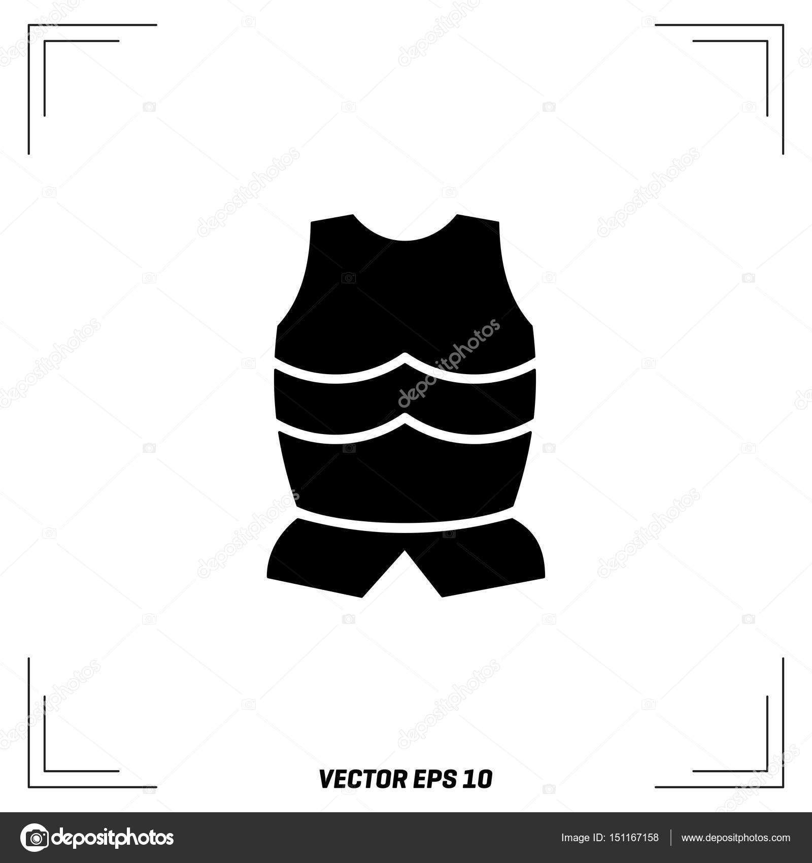 Trench body armor icon | Game-icons.net