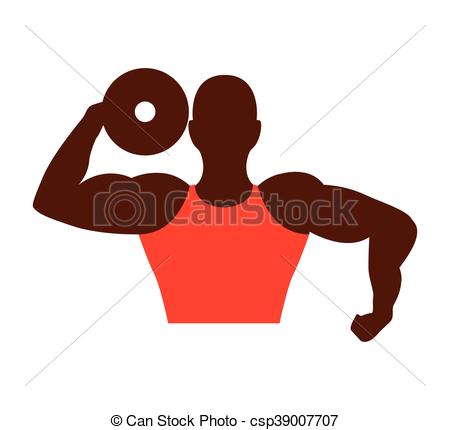 Bodybuilder Icon Stock image and royalty-free vector files on 