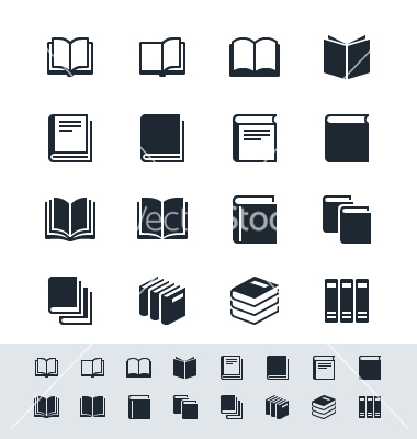 Blue book icon vector Free vector in Adobe Illustrator ai ( .ai 