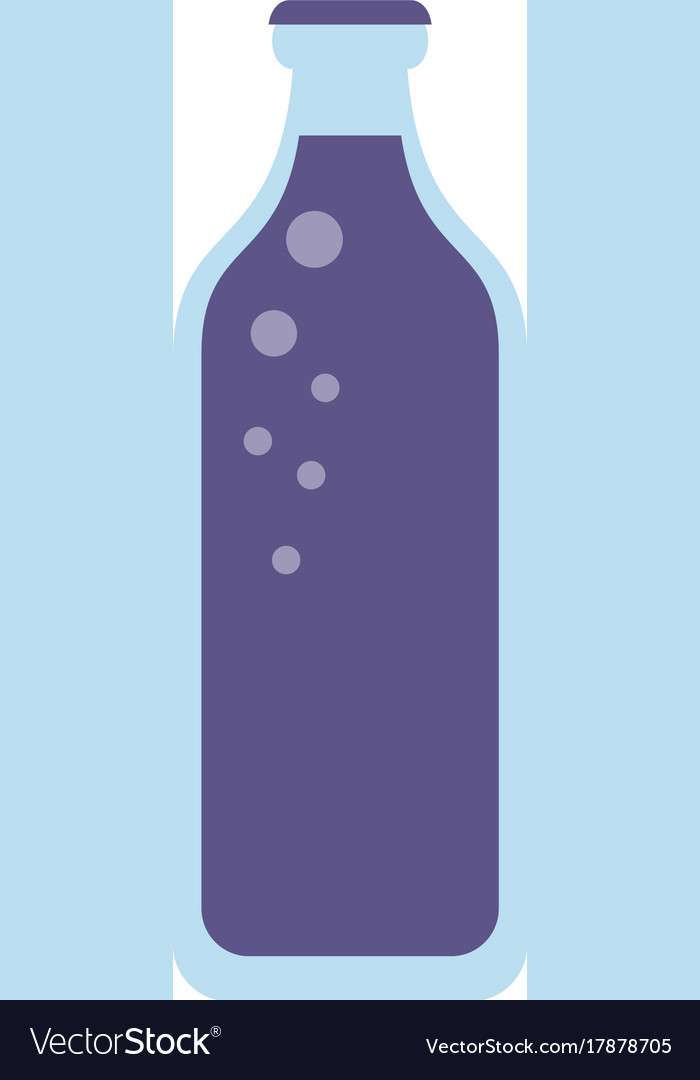Bottle Water Icon Cartoon Illustration Bottle Stock Vector 