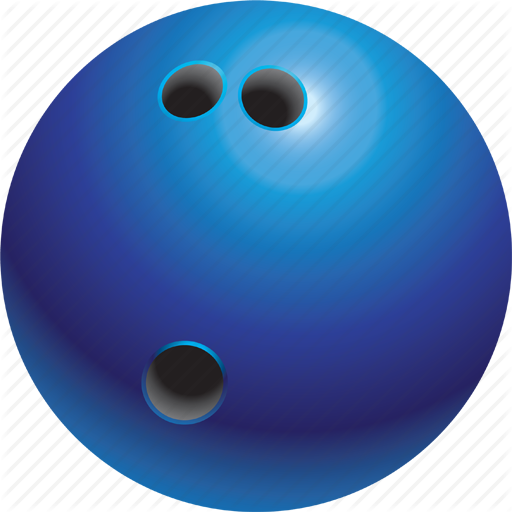 Bowling Ball Icon. Simple Illustration Of Bowling Ball Vector 