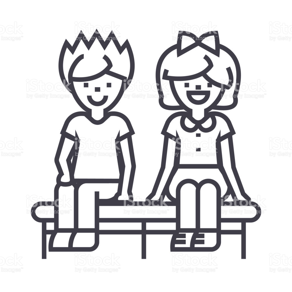Couple Boy and Girl Cartoons Icon - Icons by Canva