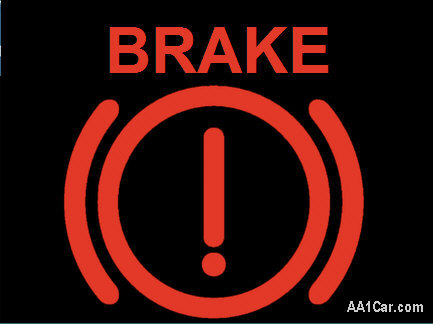 Brake system, handbrake, handbrake warning, light handbrake 