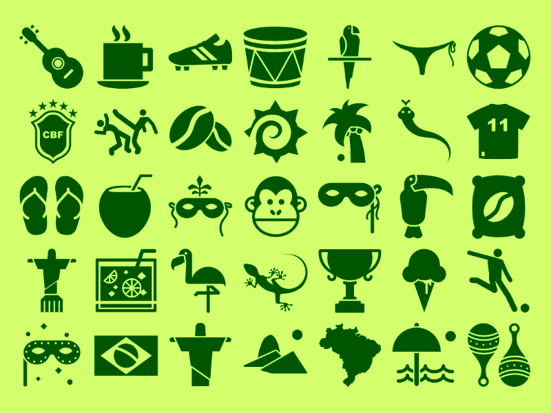 Brazil icons | Noun Project