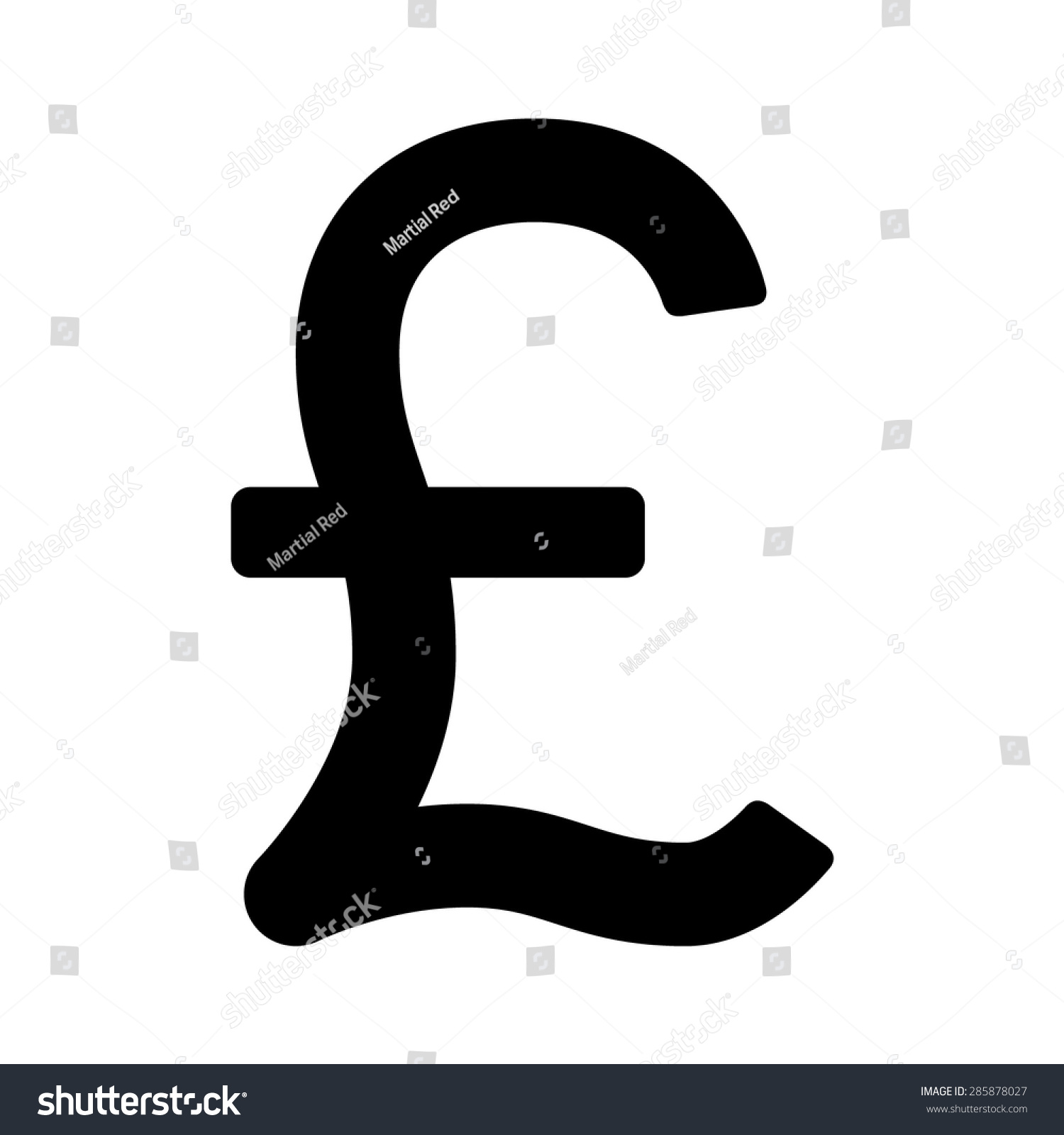 Money bag icon with British Pound Sterling symbol , GBP currency 